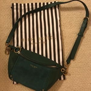 HENRI BENDEL Hunter Green Fanny Pack with Dust Bag